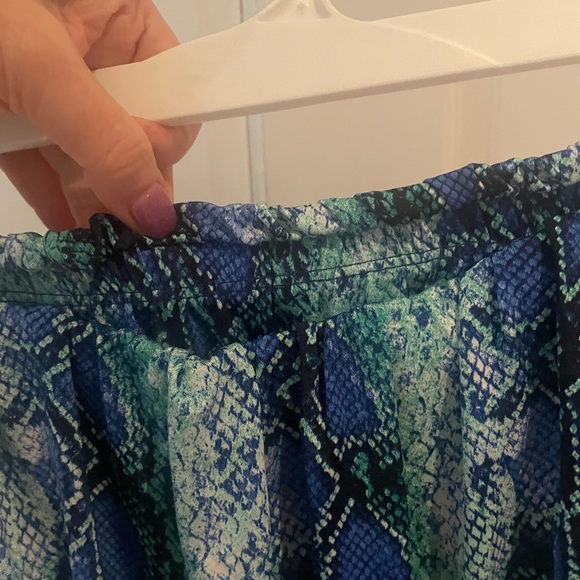 Ariella snakeskin print strapless jumpsuit - Picture 3 of 5